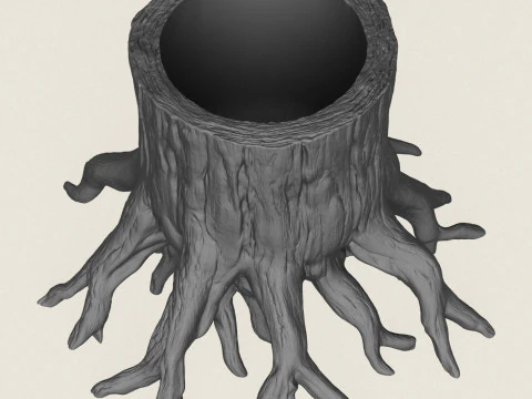 Piantatrice di ceppi d'albero Modello di stampa 3D