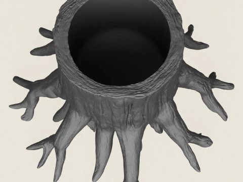 Piantatrice di ceppi d'albero Modello di stampa 3D