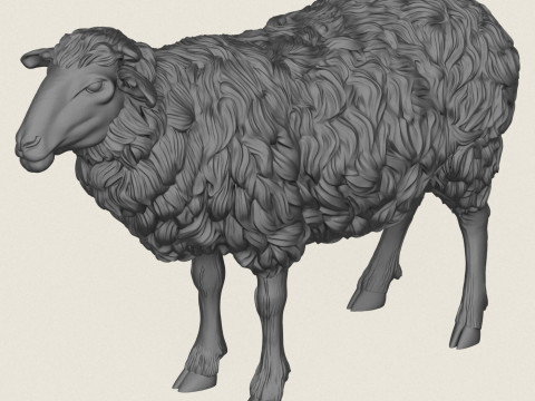 Sheep 3D Print Model