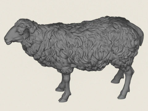 Sheep 3D Print Model