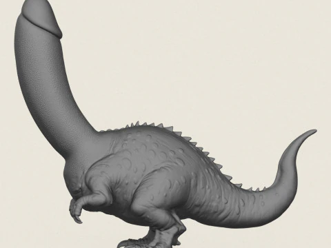 Penis Monster Character 3D Print Model
