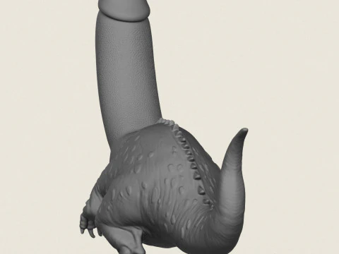 Penis Monster Character 3D Print Model