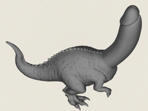 Penis Monster Character 3D Print Model