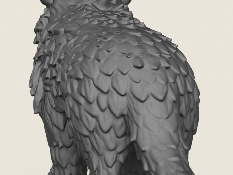 Badger Toon Animal 3D Print Model