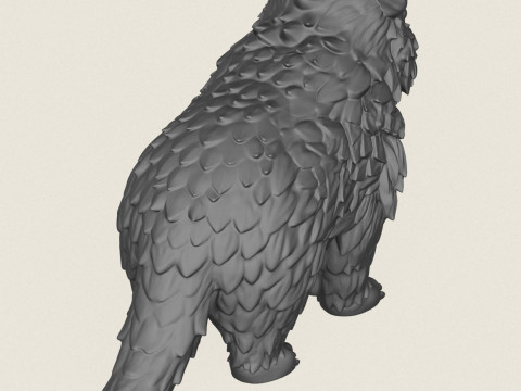 Badger Toon Animal 3D Print Model