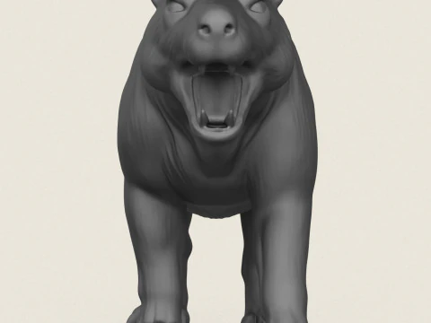 Wild Jurassic Dog 3D Print Model