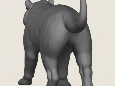 Wild Jurassic Dog 3D Print Model