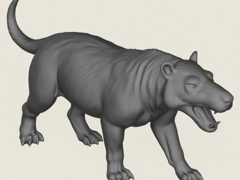 Wild Jurassic Dog 3D Print Model