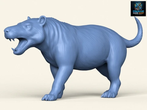 Cane giurassico selvaggio Modello di stampa 3D