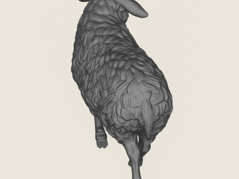 Schafspaziergang 3D Druckmodell