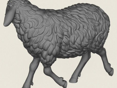 Ovejas caminando Modelo de impresión 3D