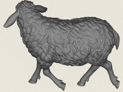 Ovejas caminando Modelo de impresión 3D