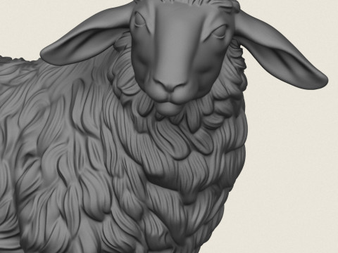 Schafspaziergang 3D Druckmodell