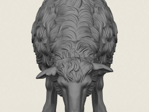 Schaffressen 3D Druckmodell