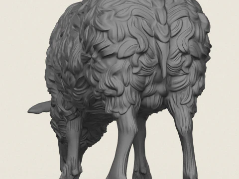 Schaffressen 3D Druckmodell