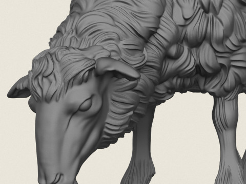 Comer ovelhas Modelo de Impressão 3D