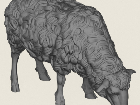 Comer ovelhas Modelo de Impressão 3D