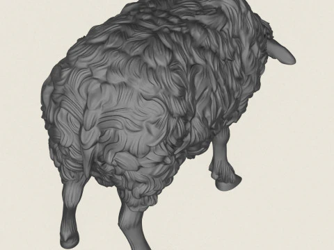 Schaffressen 3D Druckmodell