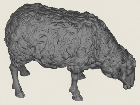 Schaffressen 3D Druckmodell