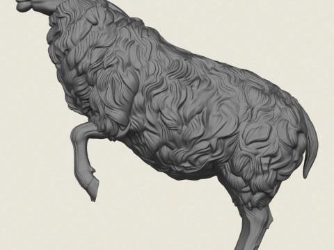 Koyun Atlama 3D Baskı Modeli