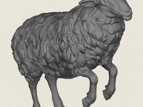 Koyun Atlama 3D Baskı Modeli