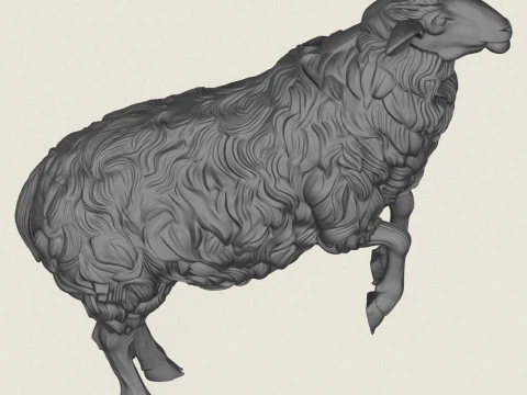 Koyun Atlama 3D Baskı Modeli