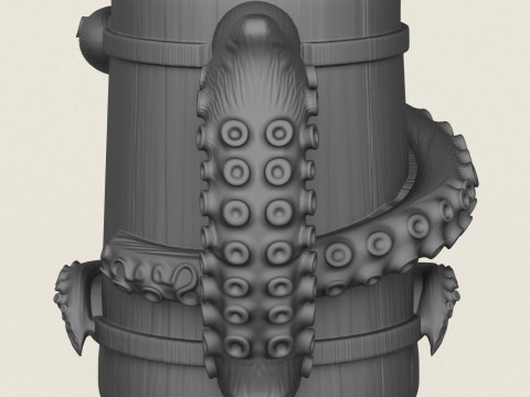 Octopus Mug 3D Print Model