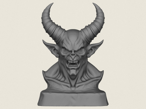 Monster-D&auml;monenb&uuml;ste 3D Druckmodell