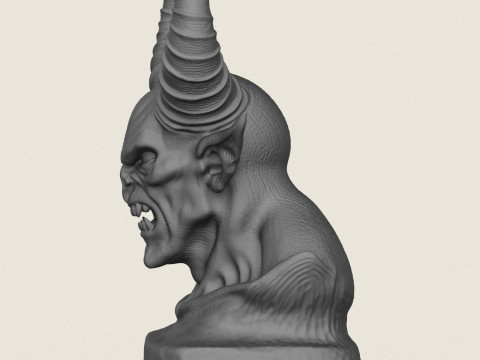 Monster-D&auml;monenb&uuml;ste 3D Druckmodell