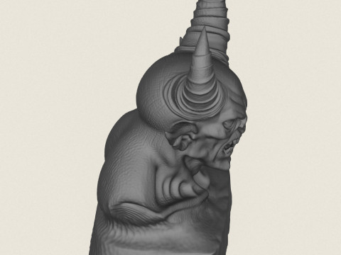 Monster-D&auml;monenb&uuml;ste 3D Druckmodell
