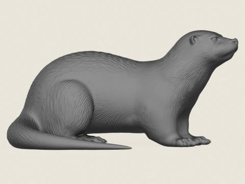 Otter Print Ready 3D Print Model