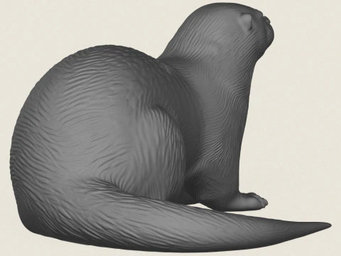 Otter Print Ready 3D Print Model