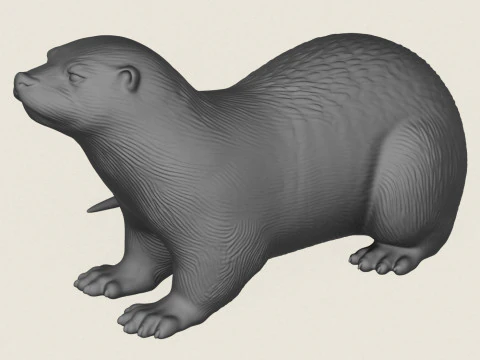 Otter Print Ready 3D Print Model