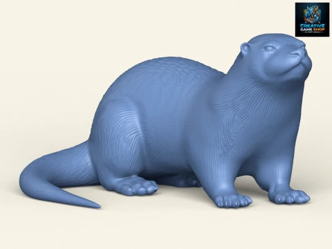 Stampa lontra pronta Modello di stampa 3D