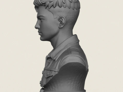 Statua del giovane ragazzo Modello di stampa 3D