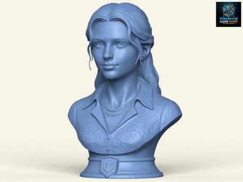 Mooie meisjesbuste 3D printmodel