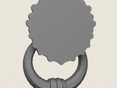 Lion Head Decorative Art 3D Print Model