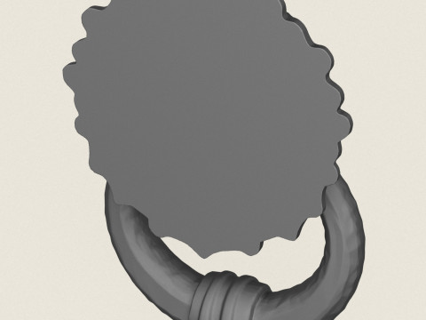 Lion Head Decorative Art 3D Print Model