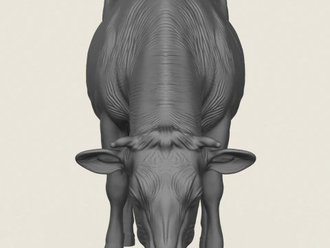 İnek Yeme 3D Baskı Modeli