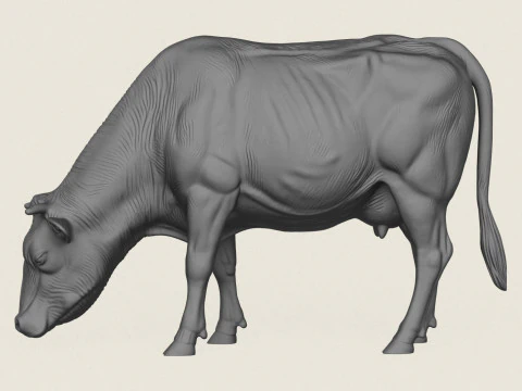 İnek Yeme 3D Baskı Modeli