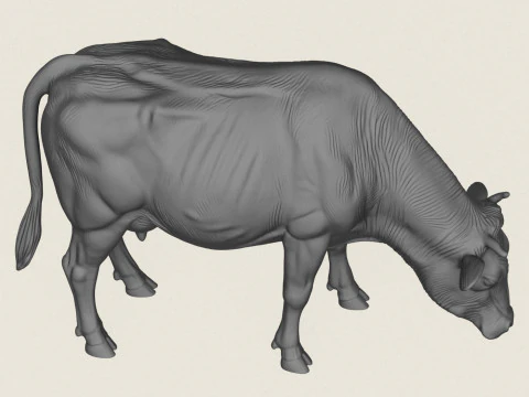 İnek Yeme 3D Baskı Modeli