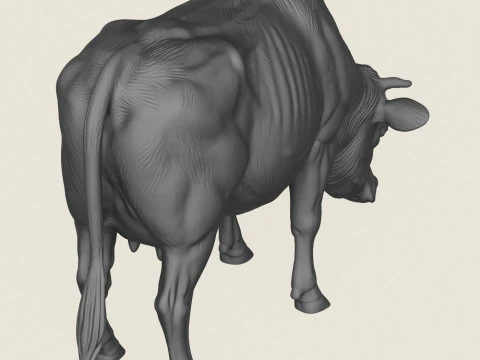 İnek Yeme 3D Baskı Modeli