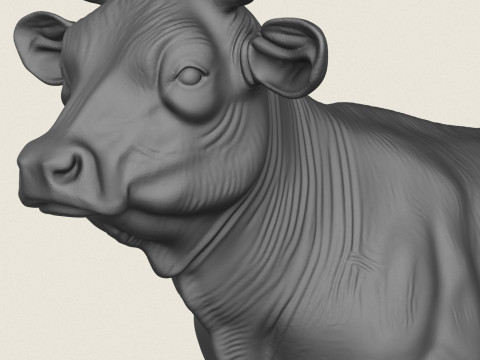 vaca corriendo Modelo de impresión 3D