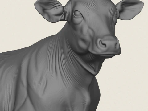 Krowa siedzi Model do druku 3D