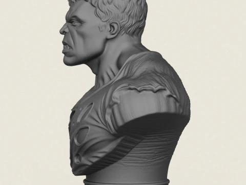 Incredible Hulk Bust 3D Print Model