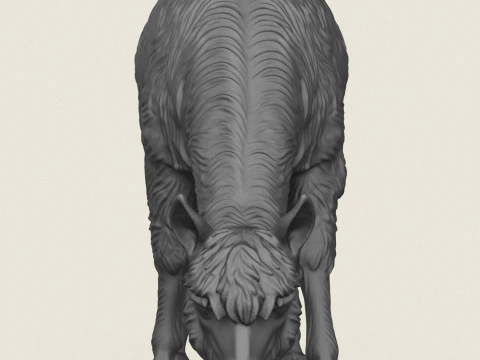 Mangiare Alpaca Modello di stampa 3D