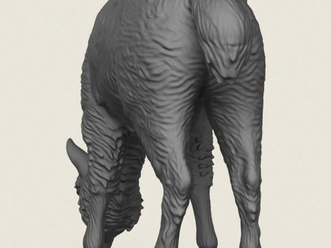 Mangiare Alpaca Modello di stampa 3D