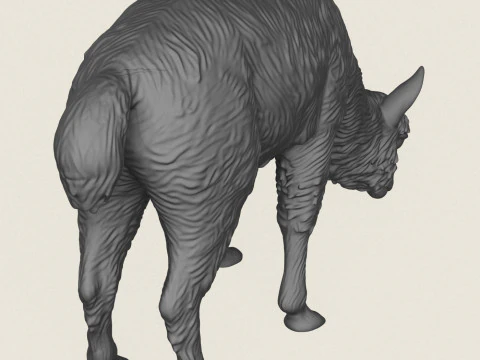 Mangiare Alpaca Modello di stampa 3D