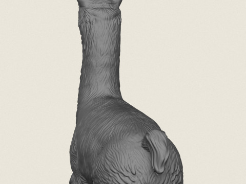 Alpaka Oturma 3D Baskı Modeli