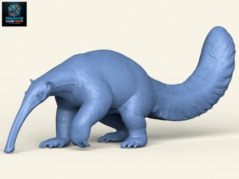 Anteater Walking 3D Print Model